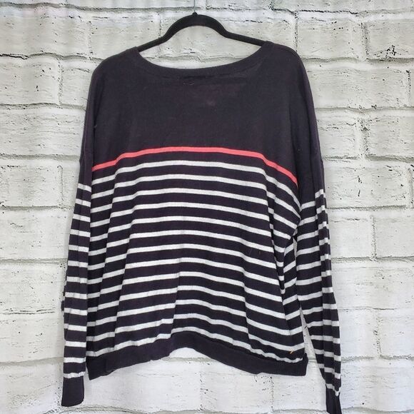 Torrid striped black sweater size 2 XXL cotton - Picture 6 of 7